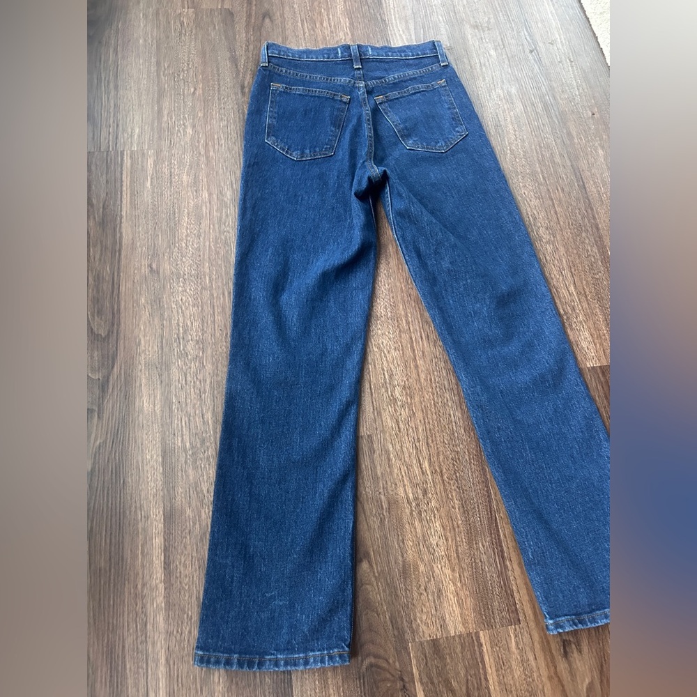 ABERCROMBIE & FITCH 90s Straight Ultra High Rise Jeans Minimalist Capsule Sz 25 - Picture 9 of 14